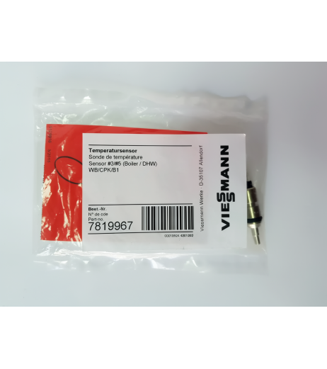 Датчик NTC (оригінал) на газовий котел Viessmann VItopend WH1B/WH1D, Vitodens WB1B/WB1C 7819967 