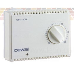 Електромеханічний кімнатний термостат RT 40 5÷30°C 10A(2,5A)250V Cewal S.p.A.