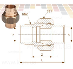 Збірка Ø35 (бронза) (114695) Viega GmbH