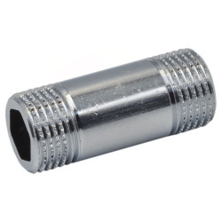 Довгий ніпель (хром) Ø3/4″ x 50 мм (шестигранник) FP Pattaroni