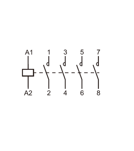 661441 Контактор OCT, 4P, 4NO, 40A, 230В Tervix Pro Line - фото 4