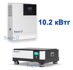 Система автономного живлення Tervix BANKA 10,2 кВтг - інвертор 5кВ + акумулятор 51,2В 200 Аг