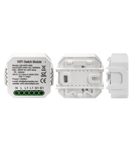 432421 Розумний вимикач Tervix Pro Line WiFi Switch (1 клавіша / розетка)