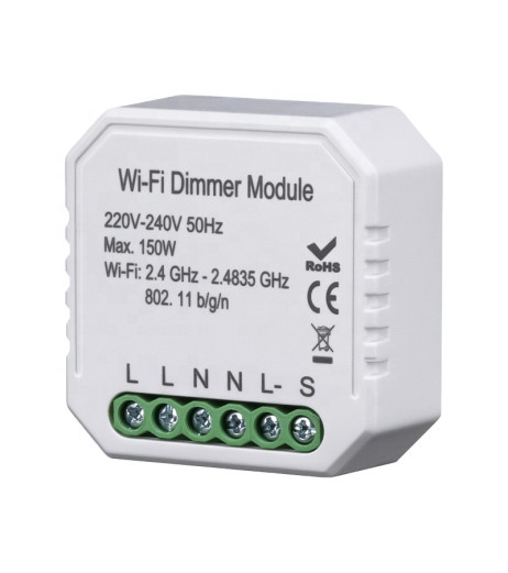 Розумний вимикач - регулятор Tervix Pro Line WiFi Dimmer (1 клавіша)