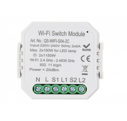 433421 Розумний вимикач Tervix Pro Line WiFi Switch (2 клавіші)