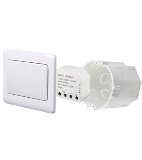 Розумний вимикач - регулятор Tervix Pro Line WiFi Dimmer (2 клавіші)