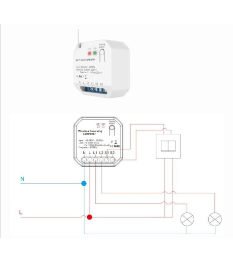 Модуль управління Tervix Pro Line RF 433 MHz receiver (on/off)