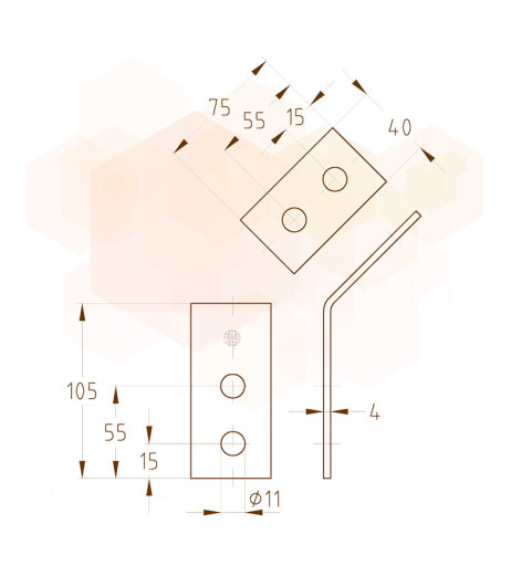 MPR-Кутник 45° 41/21-41/124 х 40 оцинкований MÜPRO GmbH