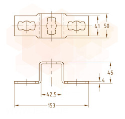 MPR-Сідловий з`єднувач S+ гаряче цинкування 41х41 MÜPRO GmbH