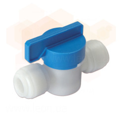 кран Ø1/4″ Polyacetal (HBVU1/4-1/4W) CDC Fluidtech Europe S.r.l.