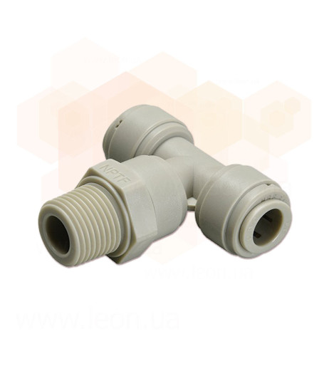 Ø1/4″ (трубка) х Ø1/4″ЗР х Ø1/4″ (трубка) Polyacetal (HRPT1/4-N02G) CDC Fluidtech Europe S.r.l.