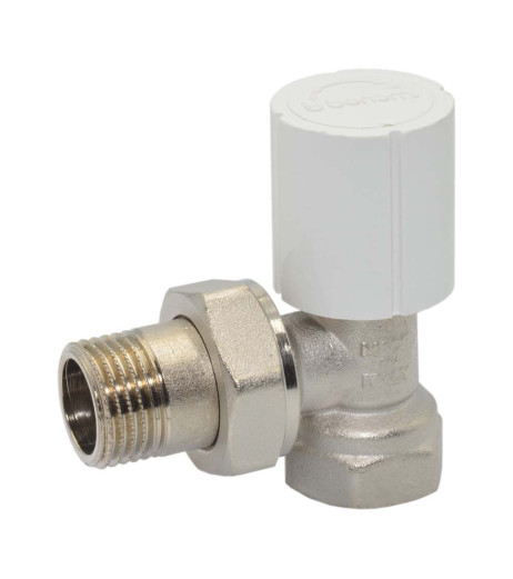 Кран радіаторний Ø1/2″ кутовий PN10 +95°C Idrosanitaria Bonomi