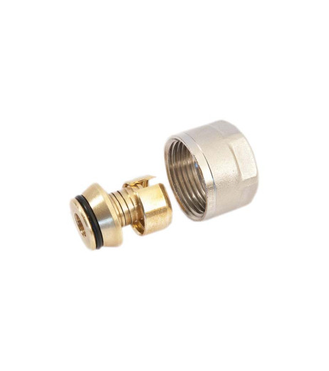 Гайка з ніпелем Ø17 х 2,0 х 3/4″ нікель (ПЕ) GENERAL FITTINGS