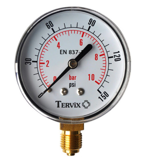 манометр Tervix Pro Line 63 0-4 бар 1/4" рад.