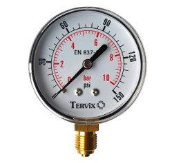 манометр Tervix Pro Line 100 0-16 бар 1/2" рад.