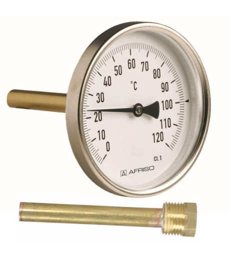 термометр Bith 80/68 0-160С 1/2" акс.