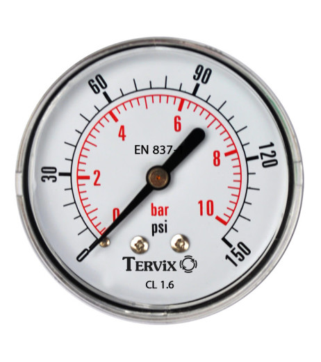 манометр Tervix Pro Line 63 0-6 бар 1/4" акс.