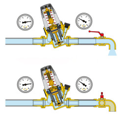 Редуктор зниження тиску зі шкалою Ø1″ латунь Max. 25 bar 1÷6 bar 40°C Caleffi S.p.a.