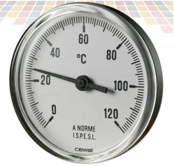 Термометр Ø63 -30/+50°С 5 см фронтальний Cewal S.p.A.