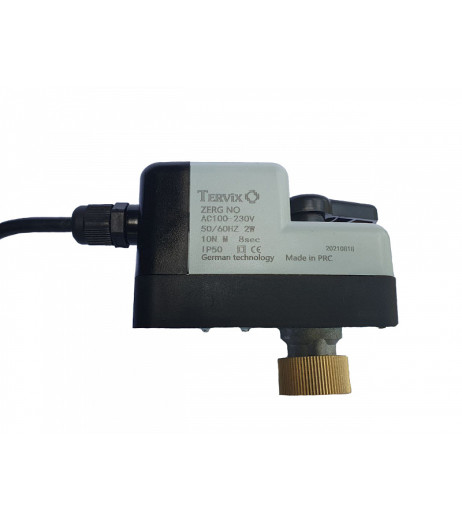 3-ходовий зонний клапан н/в 1 1/2" DN40 з самозворотним електроприводом Tervix Pro Line ZERG