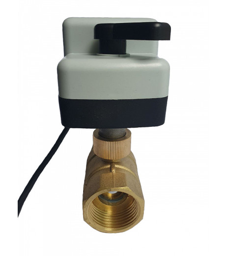 2-ходовий кульовий клапан н/в 2" DN50 з самозворотним електроприводом Tervix Pro Line ZERG