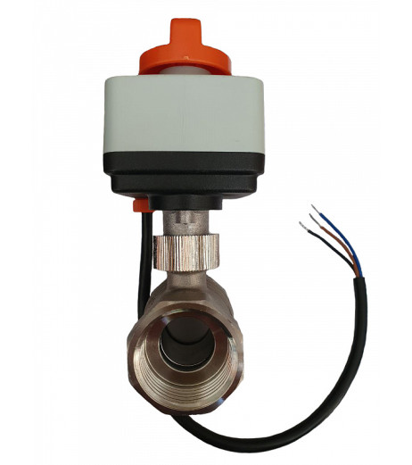  2-ходовий кульовий клапан н/в 1/2" DN15 з електроприводом, нерж. сталь Tervix Pro Line ORC2