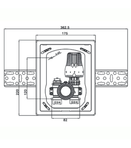 Модуль контролю температури водяної підлоги Tervix Pro Line Control Box R2