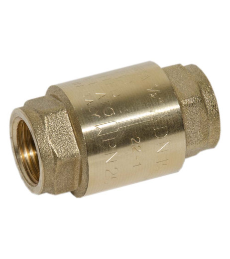 Зворотній клапан EUROPA з латунним штоком Ø3/4″ PN25 -20/+100°C ITAP SpA