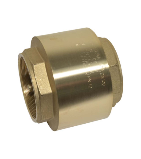 Зворотній клапан EUROPA з латунним штоком Ø1″ PN25 -20/+100°C ITAP SpA